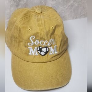 Yellow Soccer Mom Cap